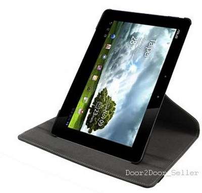 Asus Transformer TF201 PRIME Pad Swivel Case 360 Degree Rotating Cover + FREE Stylus