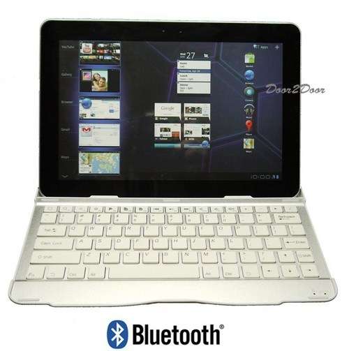 Wireless Bluetooth Keyboard Case for Samsung Galaxy P7500/7510