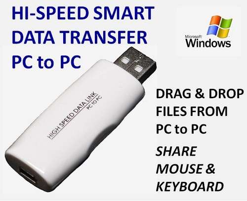 PC Link Cable- Transfer all your files to Windows 8 SUPER FAST + share Keyboard & Mouse