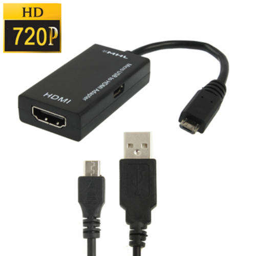 View your Samsung Galaxy S2, Infuse 4G, HTC Phone/Tablet content on your HDTV with MHL Adapter