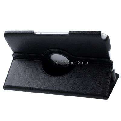 Leather Case for Samsung Galaxy Tab P6200 & P3100, Full Blue Cover Rotating Case for 7.0 PLUS