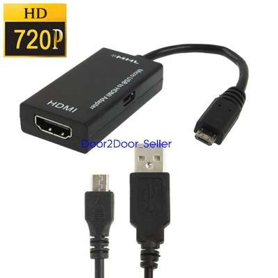 View your Samsung Galaxy S3, S2, Infuse 4G phone on your HDTV with MHL Adapter