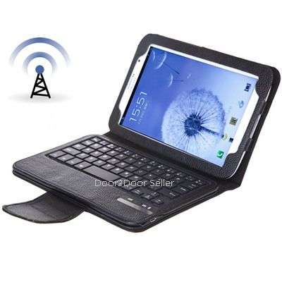 Detachable Bluetooth Keyboard Leather Case for New 8" Samsung Galaxy Note 8.0