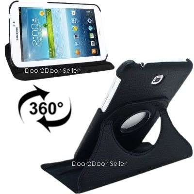 Samsung 7" TAB 3, P3200 Colour Case Swivel Rotating Cover