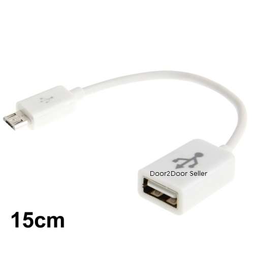 Micro-USB to 2.0 USB Reader/Writer for all Samsung Galaxy Tablets & Phones