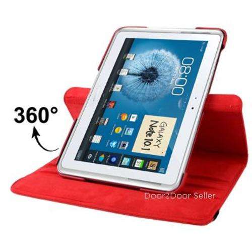 Samsung Note 10.1" N8000 Swivel Rotating Case + Stylus