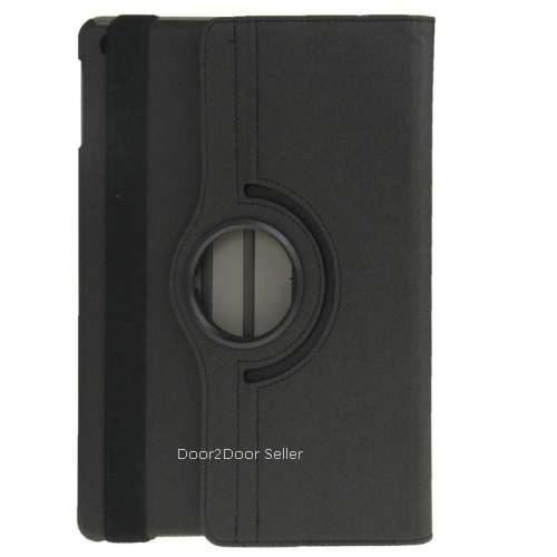 iPad Air Rotating Swivel Case + Tempered Glass Screen Protector