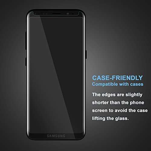 Samsung S8 PLUS Tempered Glass 9H Case Friendly Screen Protector 3D Arc IN STOCK