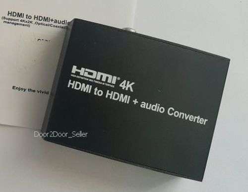 HDMI to HDMI Converter + AUDIO EXTRACTOR