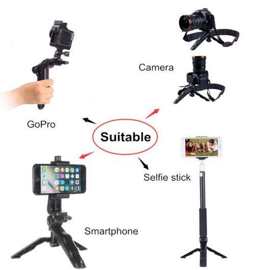Best Tripod Universal Mini Handheld/Desktop Tripod for Phone, GoPro, Camera