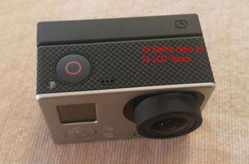 GoPro Hero 3+ with LCD, Wifi Remote & Accessories
