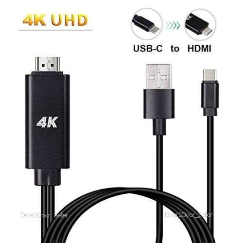 Samsung Phone mirror to HDMI TV - 2M Type C to HDTV Cable 4K