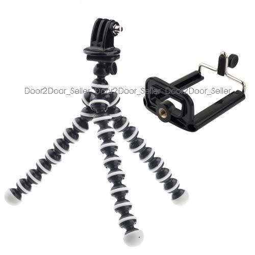 Mini Flexible Tripod Octopus Stand for Phone, Action GoPro & Small Camera Wrap Tripod