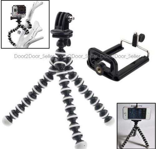 Mini Flexible Tripod Octopus Stand for Phone, Action GoPro & Small Camera Wrap Tripod