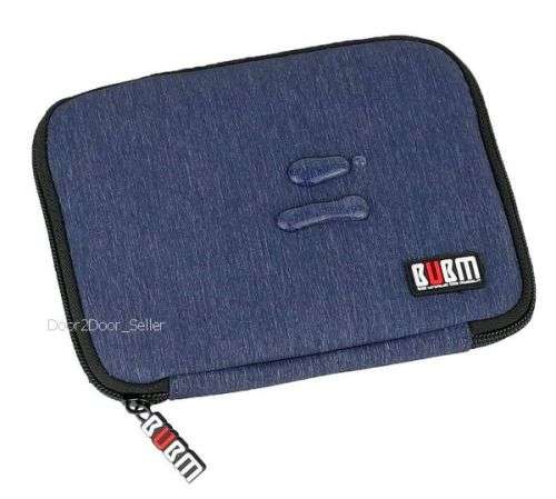 BUMB Case Large - Travel Electronic Accessory Bag - Blue