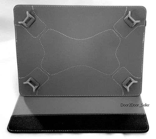 Universal Leather Tablet Case Cover for All 7", 8", 9", 10" Tablet PC - BLACK
