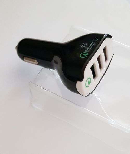 Car Charger 3 Port USB 3.0 Fast QC Rapid Quick Charge Car Adapter for iPhone Samsung Cellphone