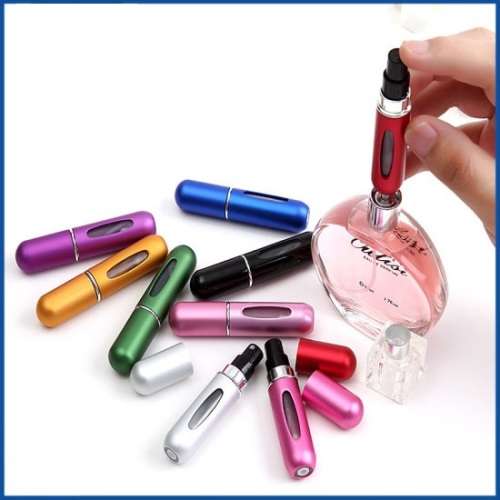 Portable Mini Perfume Refillable Spray Bottle convenient for Travel Gym Handbag