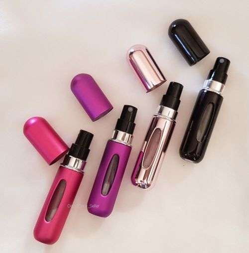 Portable Mini Perfume Refillable Spray Bottle convenient for Travel Gym Handbag