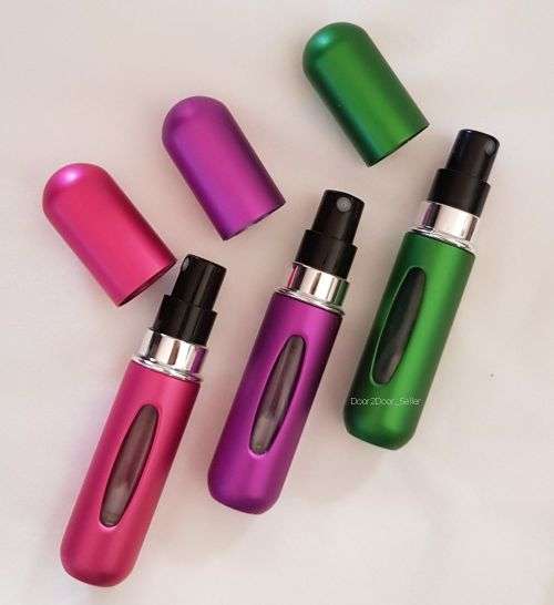 Portable Mini Perfume Refillable Spray Bottle convenient for Travel Gym Handbag