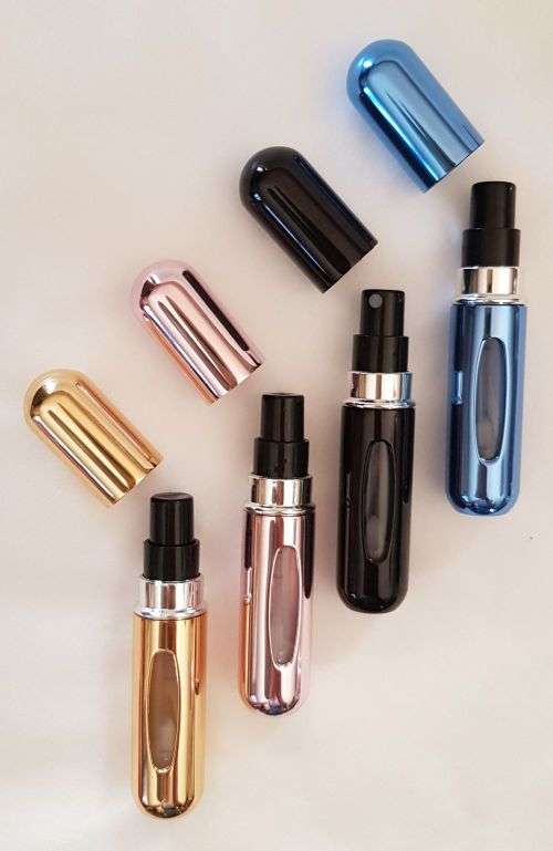 Portable Mini Perfume Refillable Spray Bottle convenient for Travel Gym Handbag