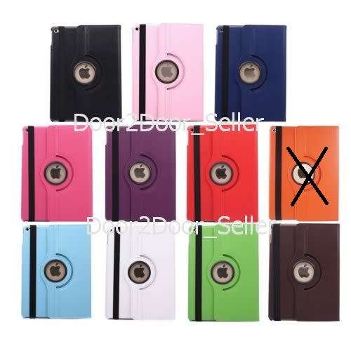 9.7" IPAD AIR 2 SWIVEL ROTATING CASE - Cover for iPad Air 2 9.7" avl in colours