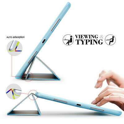 iPad 7 Tri Fold Hard Back SMART Case - 10.2" iPad 7th Gen Cover Sleep/Wake