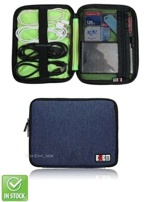 Cable and Charger Storage Organizer Case BUBM (SMALL)