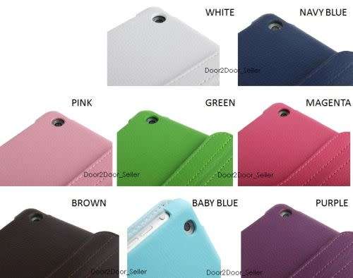 9.7" iPad AIR Swivel Rotating Leather Case - iPad Air 9.7" cover avl in Colours