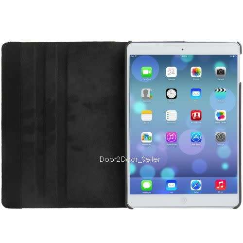 9.7" iPad 6 (2018) Case Swivel Rotating Leather Cover in Colours