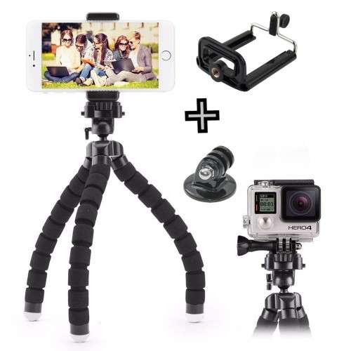 Mini Flexible Tripod Octopus Stand for Phone, Action GoPro and Small Camera Wrap Tripod