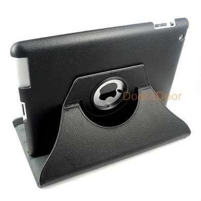 iPad 2 Sleep Case + Stylus + Screen Protector - 360 Degree Rotating Swivel Case Cover for iPad 2