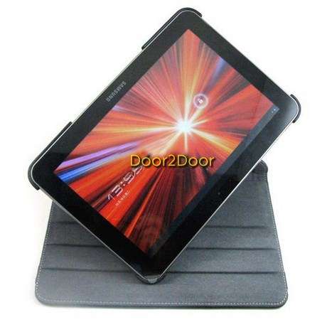 @ 8.9" Samsung 7300 Swivel Rotating Case Full Cover + FREE Stylus + Screen Protector 4 Galaxy P7300