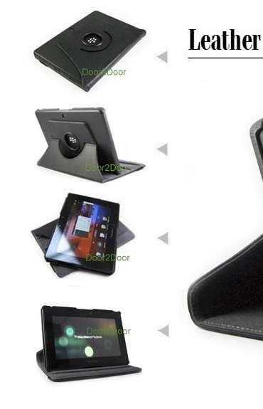 Blackberry Playbook 360 degree Rotating swivel case for BB Playbook. Leather. cheap