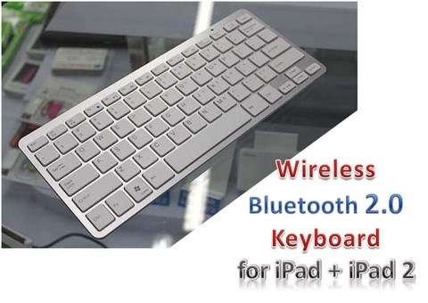 keyboard iPad 1 & iPad 2 Wireless Bluetooth Keyboard light weight multi-functional keys