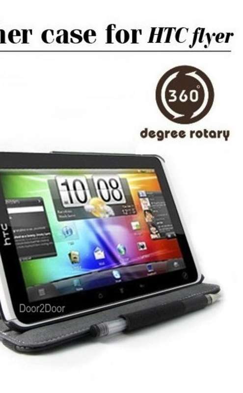 HTC FLYER Case 360 Degree Rotating Swivel Case for HTC Flyer Cover Leather PU