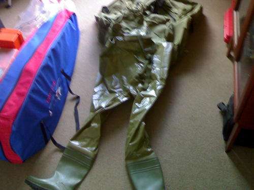 Float Tube with Waders
