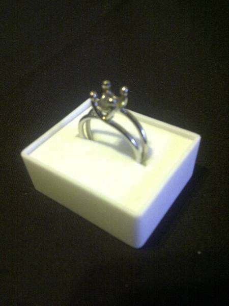 Platinum (Mirror Claw) Ring Setting