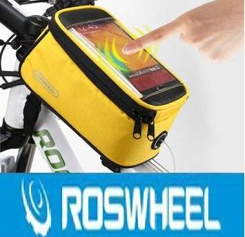 Cycling Waterproof Frame Pannier Front Cell Phone Tube Bag/Case