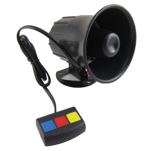 30W DC 12V Motorcycle Car Alarm Three Sound Horn