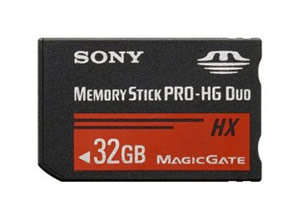 Sony 32GB High-Speed Memory Stick Pro Duo (HX) - Read Speed up to 20Mb INCLUDING FREE POSTAGE