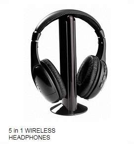 5 in 1 WIRELESS HEADPHONES - *FREE DELIVERY*