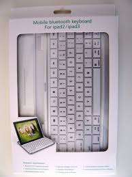 Aluminium Wireless bluetooth Keyboard for ipad 2/3 including free delivery