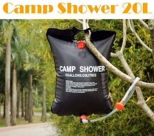 20L Solar Energy Heated Outdoor Shower Pipe Bag for Sport, Camping, Hiking *FREE DELIVERY*