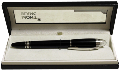 Crazy Start! ***MONT BLANC*** Starwalker Midnight Black Fineliner + FREE Shipping!