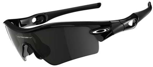 **OAKLEY** RADAR PATH SUNGLASSES (JET BLACK) WITH BLACK IRIDIUM POLARIZED LENSES **Low Start Price**