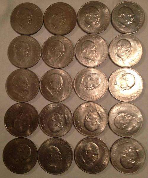 20 X CHURCHILL CROWN!!! BID PER COIN