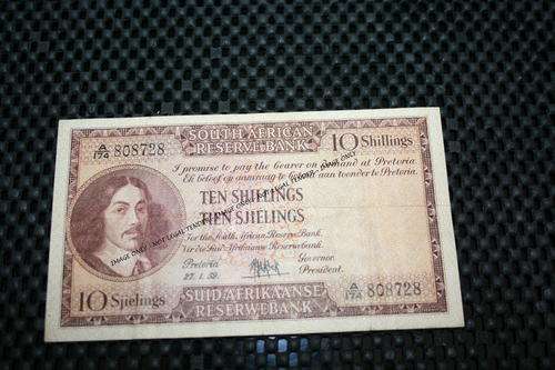##### 10 SHILLINGS 1959 - De Kock #####