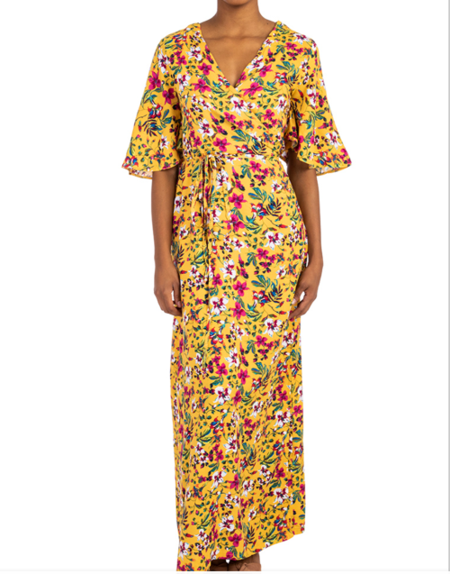STYLELOFT Yellow Maxi  Dress