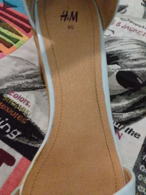 H&M  Leather  Sandals Block Heel (Excellent condition)